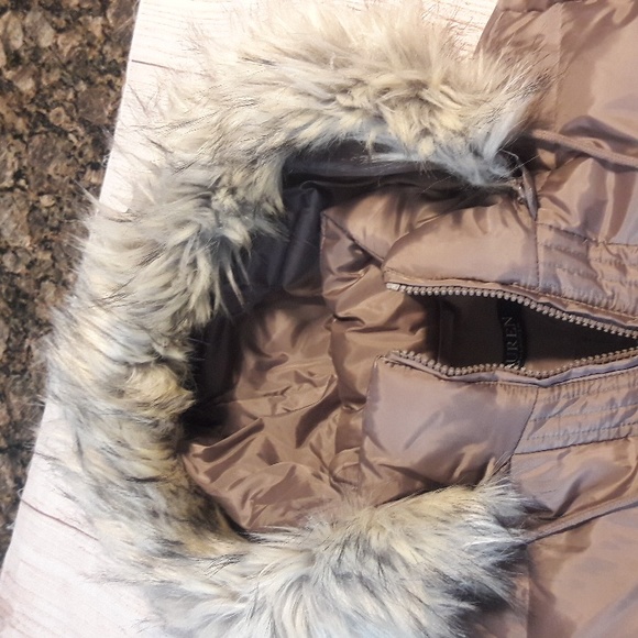 Lauren Ralph Lauren Down/waterfowl fur lined removeable hood zip up size s - Picture 12 of 15